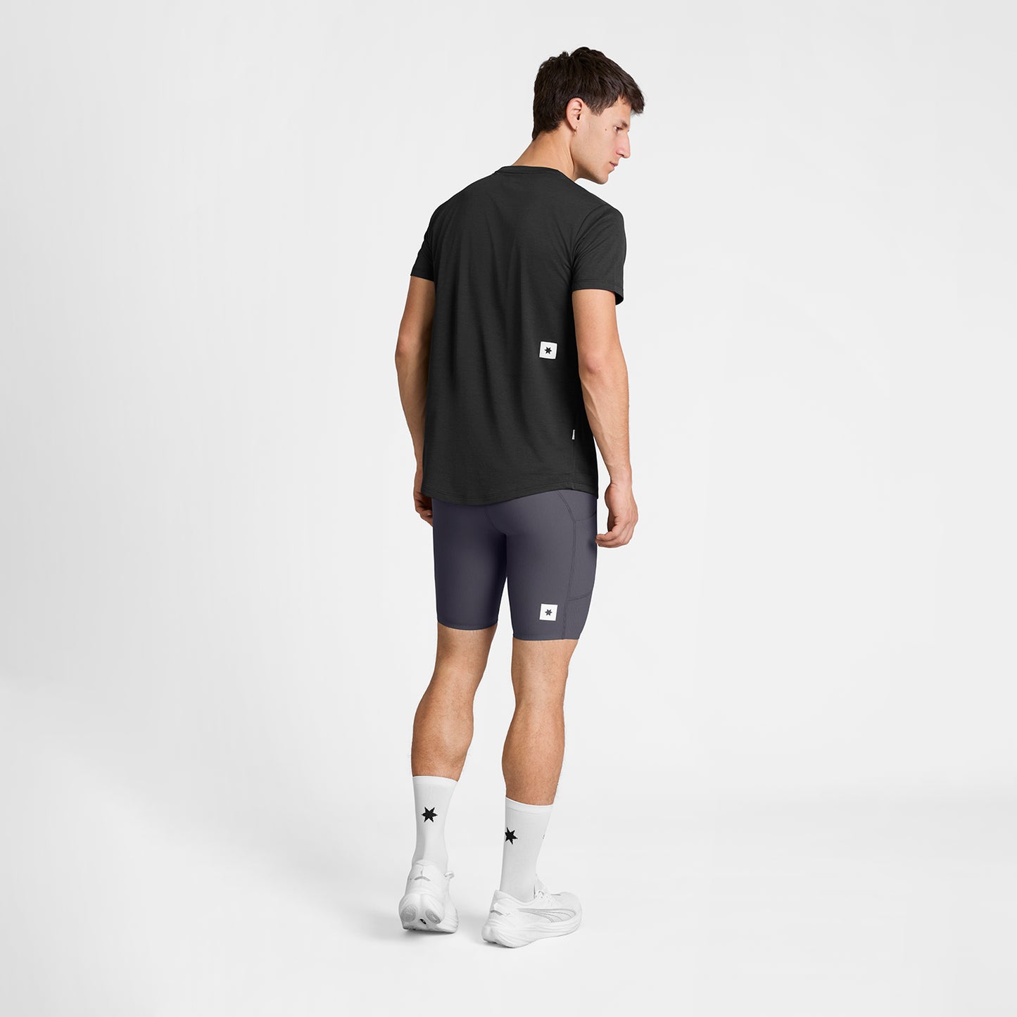 COMBAT+ RIB SHORT TIGHTS 8" | GREY - SAYSKY