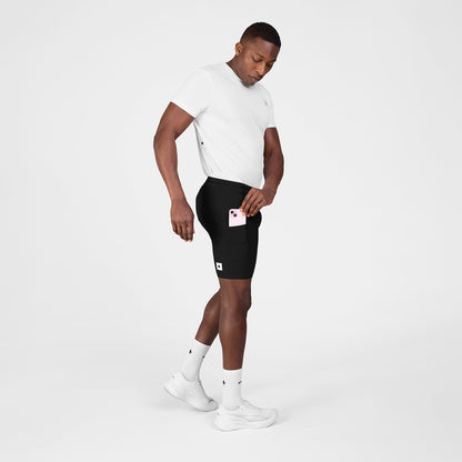 COMBAT+ RIB SHORT TIGHTS 8" | BLACK - SAYSKY