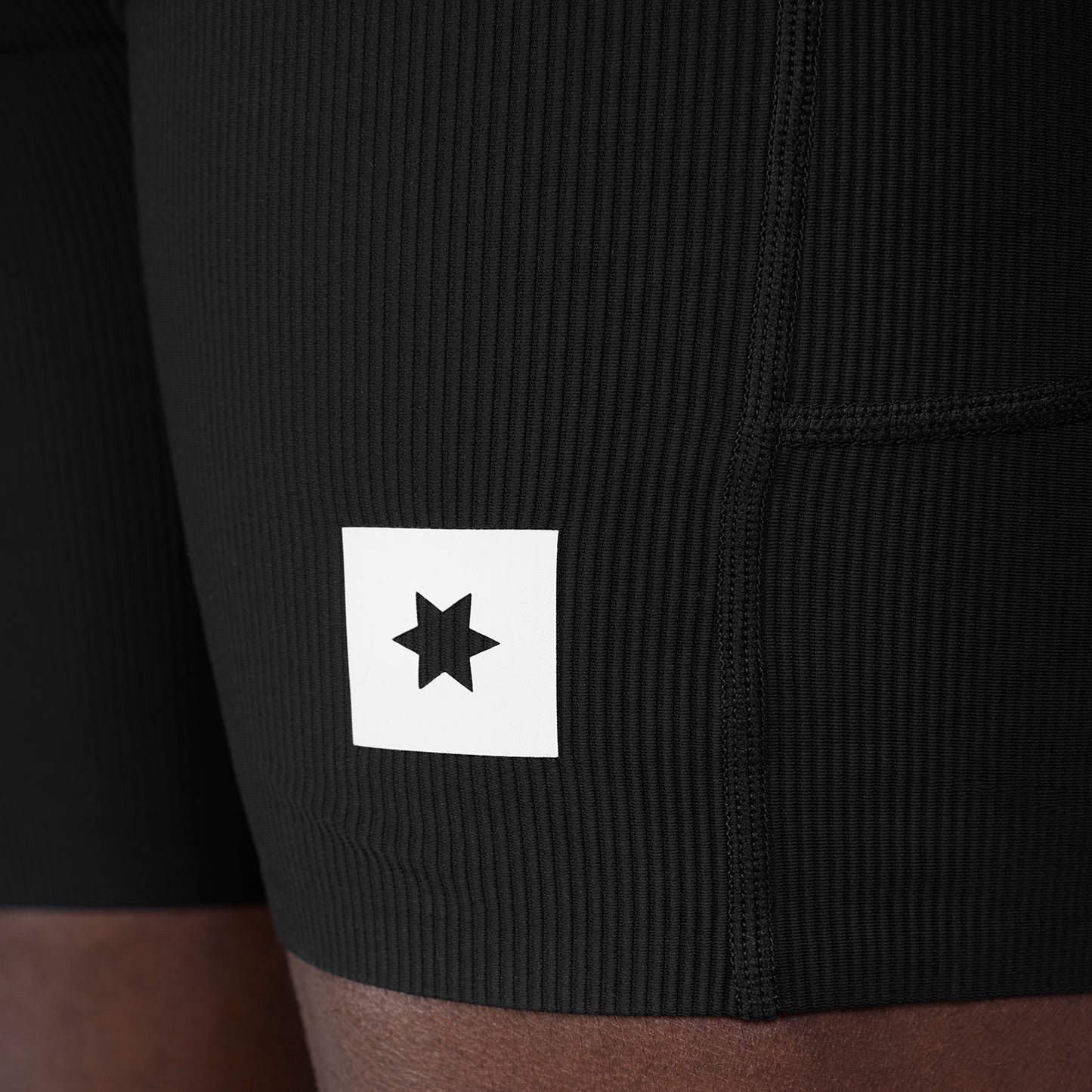 COMBAT+ RIB SHORT TIGHTS 8" | BLACK - SAYSKY