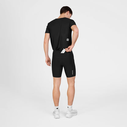 FLOW+ RACE SHORT TIGHTS 7'' | BLACK - SAYSKY