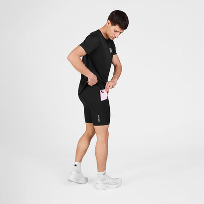 FLOW+ RACE SHORT TIGHTS 7'' | BLACK - SAYSKY