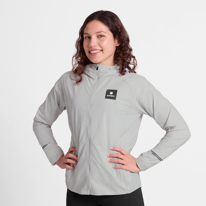 W PACE FLEX HOODED JACKET | GREY - SAYSKY