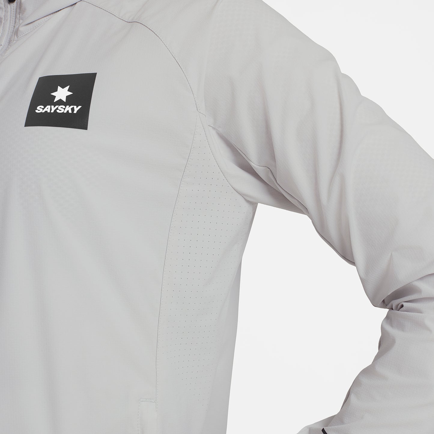 W PACE FLEX HOODED JACKET | GREY - SAYSKY