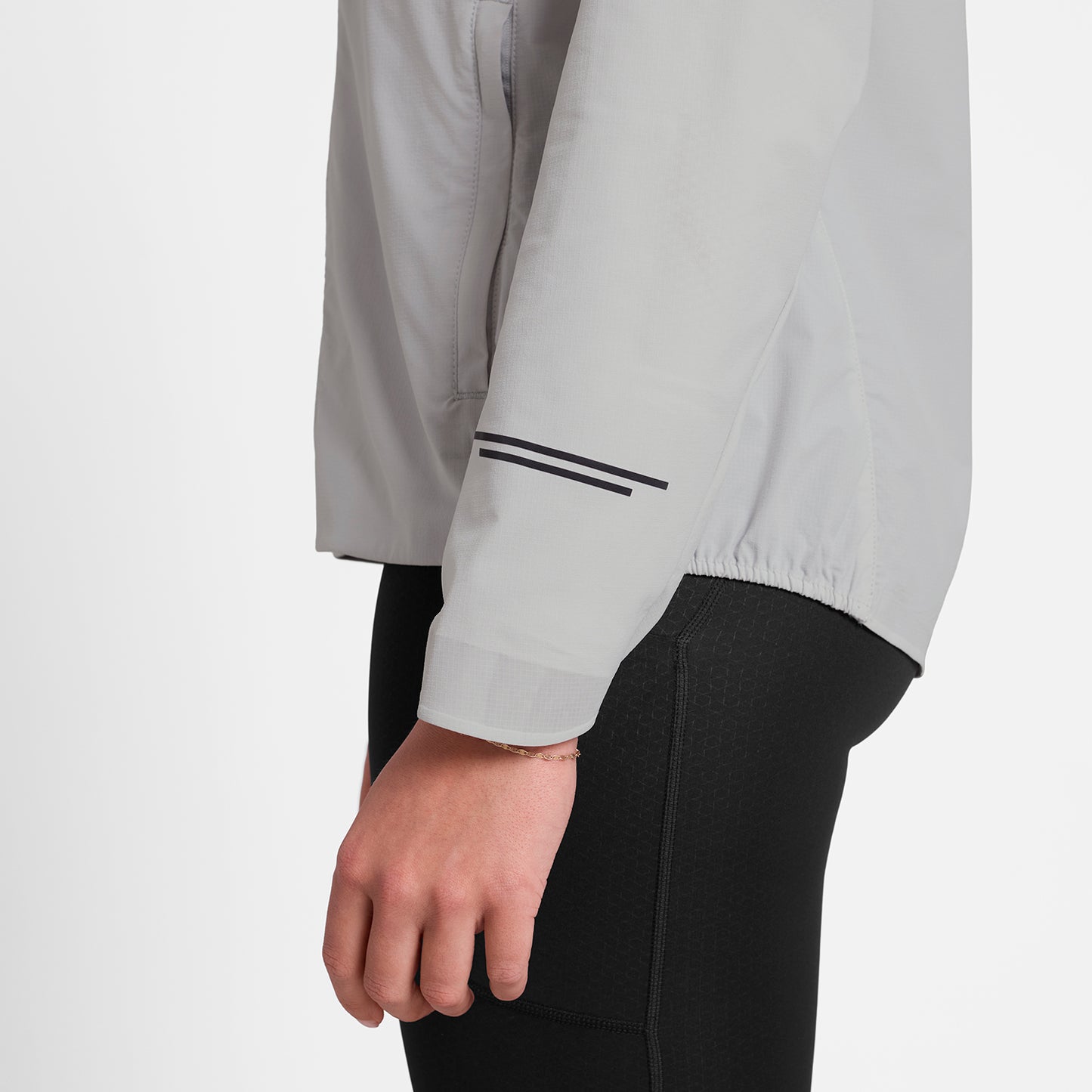 W PACE FLEX HOODED JACKET | GREY - SAYSKY