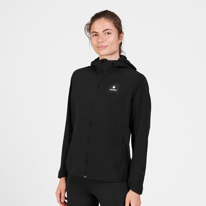 W PACE FLEX HOODED JACKET | BLACK - SAYSKY