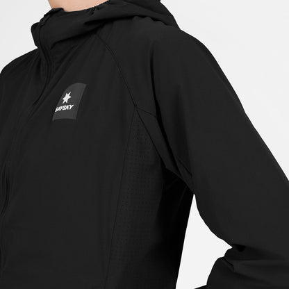W PACE FLEX HOODED JACKET | BLACK - SAYSKY