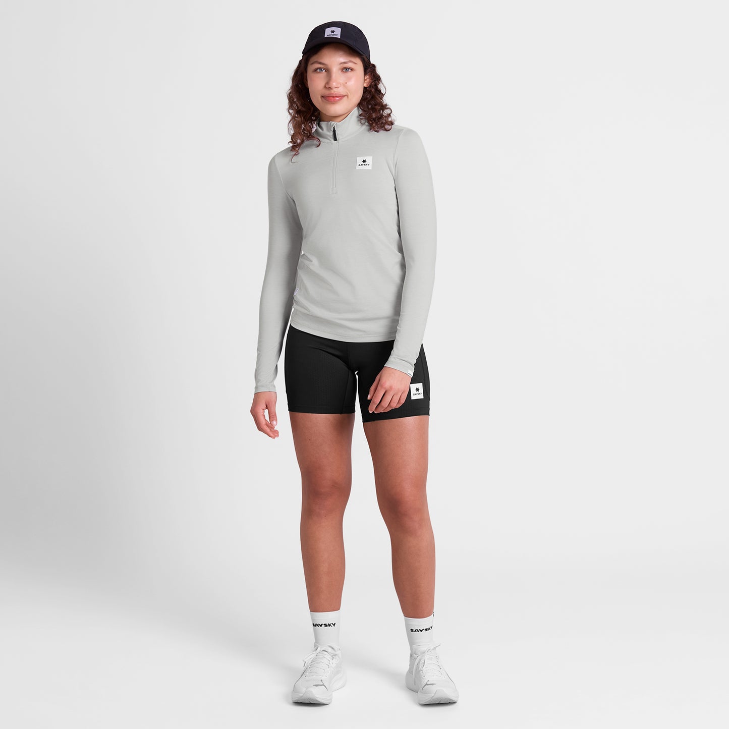 W PACE HALF-ZIP LONGSLEEVE | GREY - SAYSKY