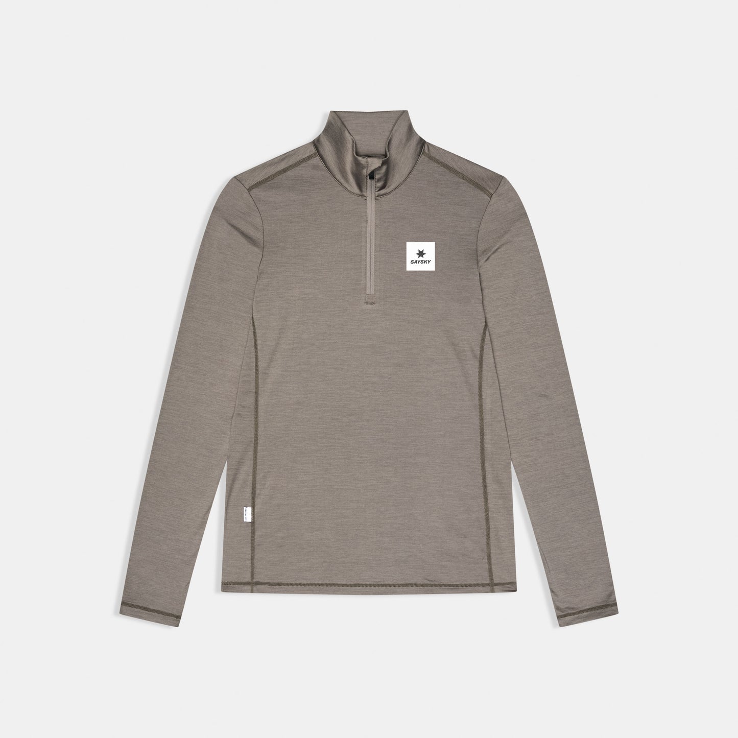 W PACE HALF-ZIP LONGSLEEVE | TAUPE