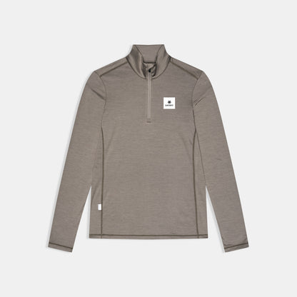 W PACE HALF-ZIP LONGSLEEVE | TAUPE