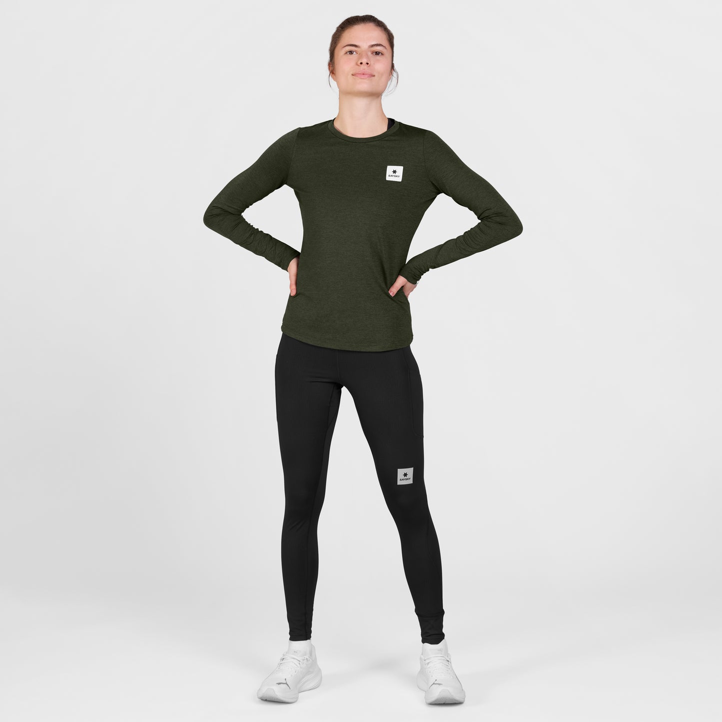 W PACE LONGSLEEVE CLEAN | GREEN - SAYSKY