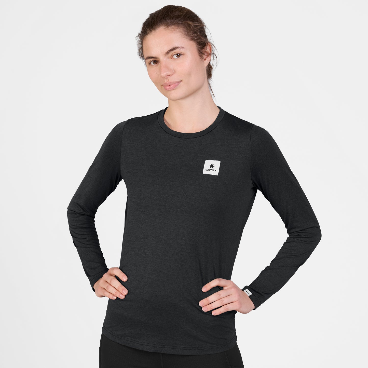 W PACE LONGSLEEVE CLEAN | BLACK - SAYSKY