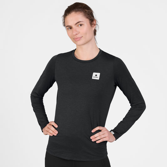 W PACE LONGSLEEVE CLEAN | BLACK - SAYSKY