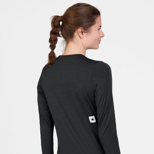 W PACE LONGSLEEVE CLEAN | BLACK - SAYSKY