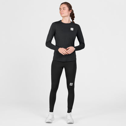W PACE LONGSLEEVE CLEAN | BLACK - SAYSKY