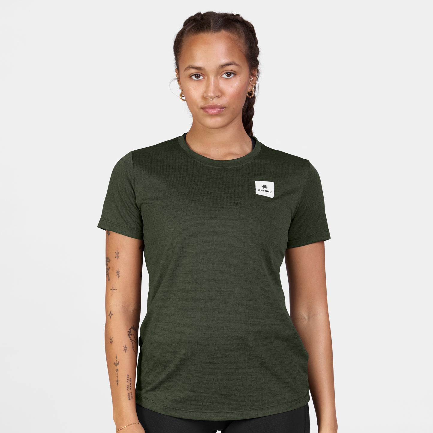 W COMBAT PRO T-SHIRT CLEAN | GREEN - SAYSKY