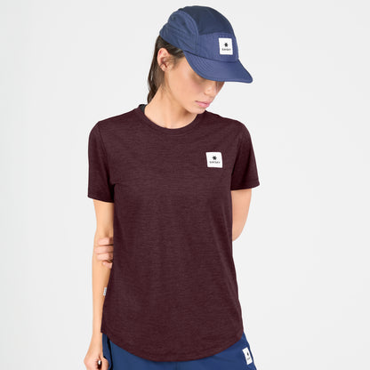 W COMBAT PRO T-SHIRT CLEAN | BURGUNDY