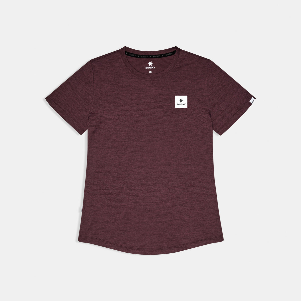 W COMBAT PRO T-SHIRT CLEAN | BURGUNDY