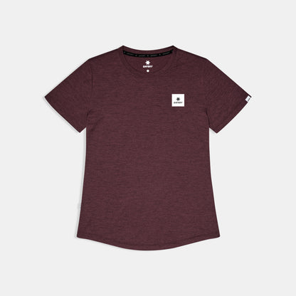 W COMBAT PRO T-SHIRT CLEAN | BURGUNDY
