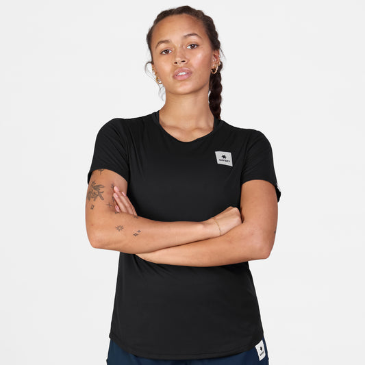 W FLOW T-SHIRT CLEAN | BLACK