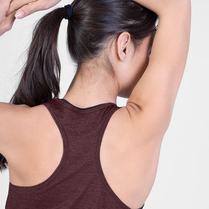 W COMBAT PRO SINGLET CLEAN | BURGUNDY
