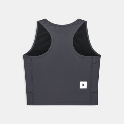 W COMBAT RIB CROP TOP | GREY - SAYSKY