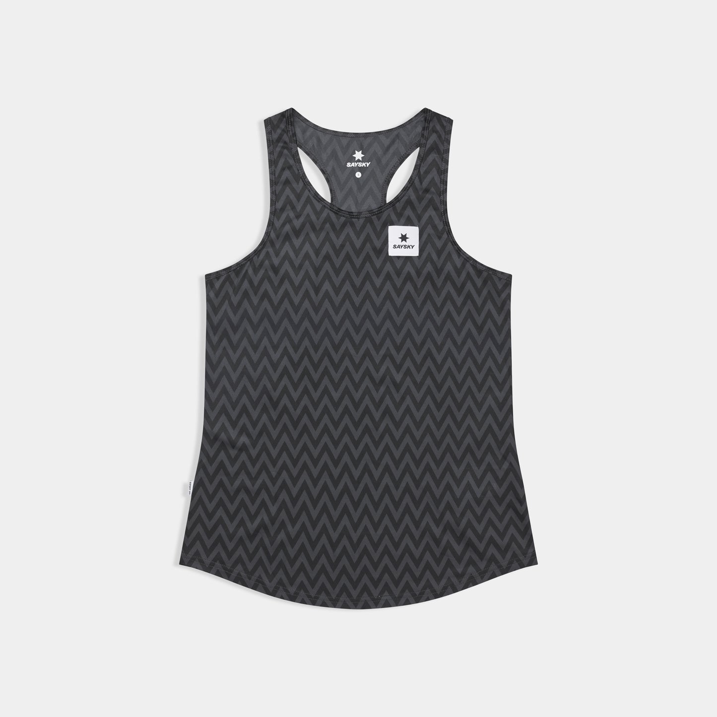 W COMBAT SINGLET | ZIG ZAG BLACK - SAYSKY