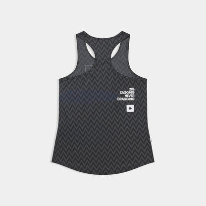 W COMBAT SINGLET | ZIG ZAG BLACK - SAYSKY