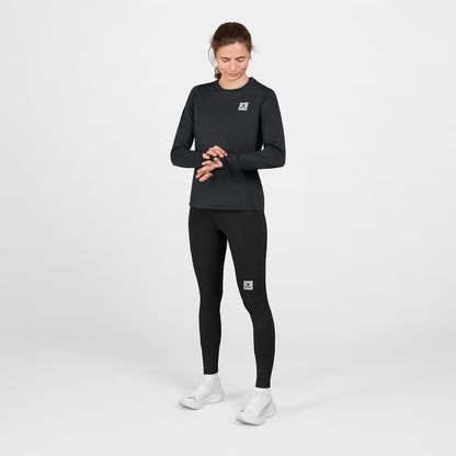 W FLOW LONGSLEEVE | BLACK - SAYSKY