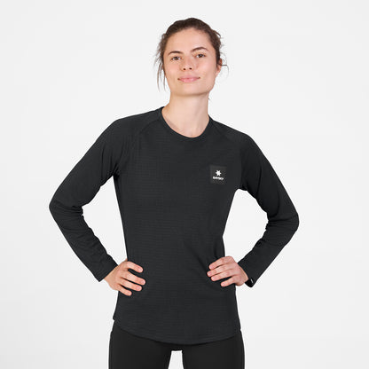 W BLAZE LONGSLEEVE FLEECE | BLACK