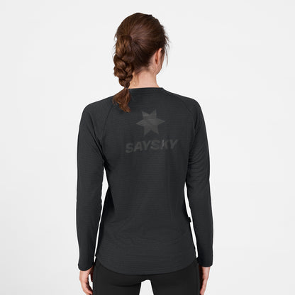 W BLAZE LONGSLEEVE FLEECE | BLACK