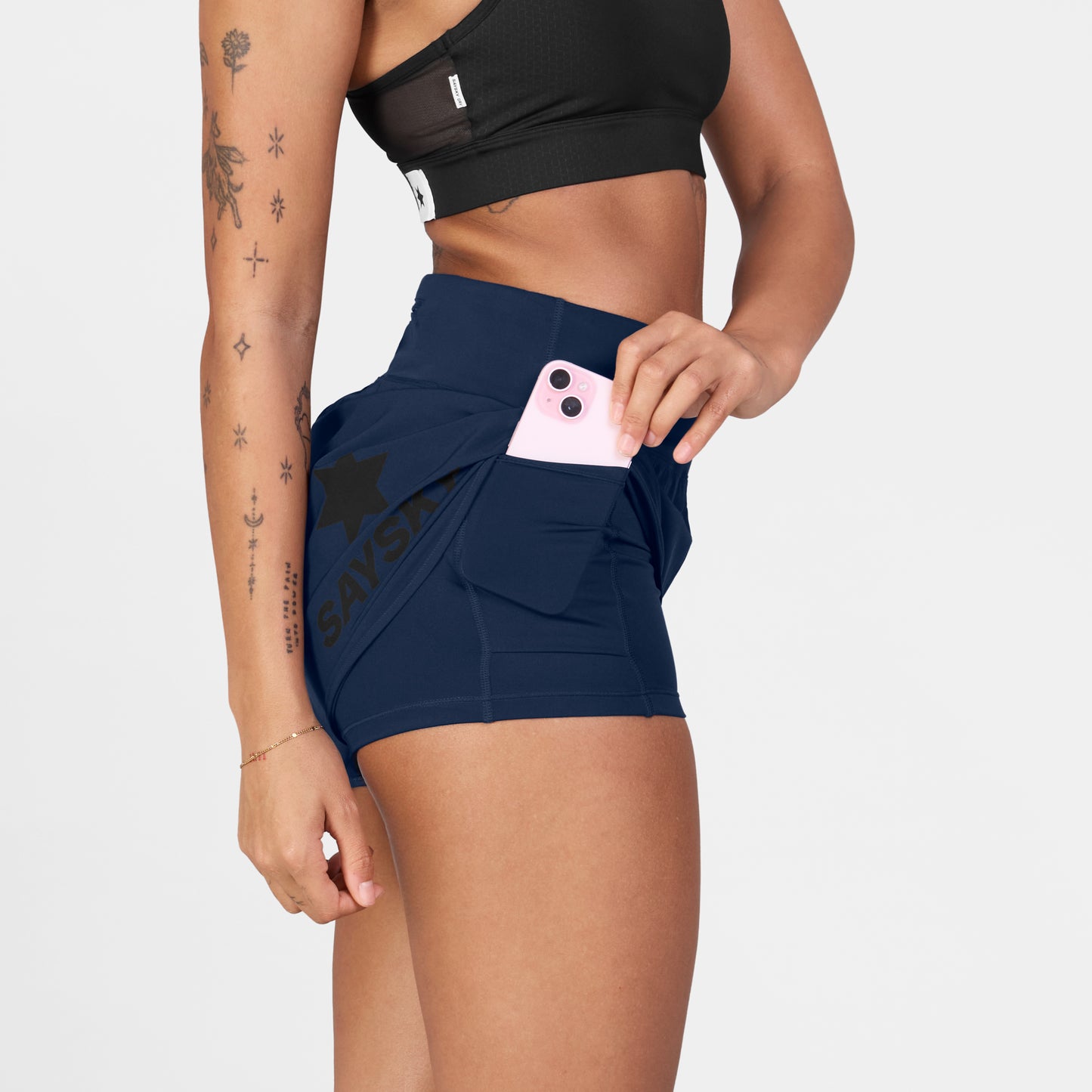 W PACE SHORTS 3" | BLUE - SAYSKY