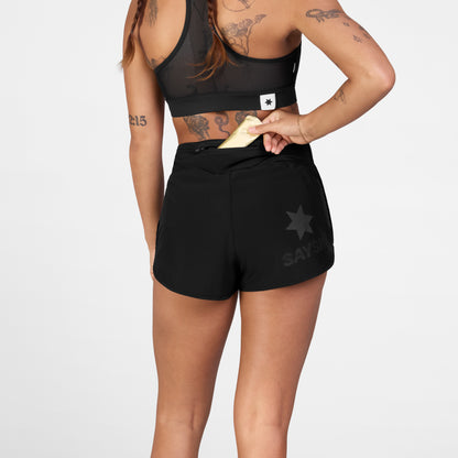 W PACE SHORTS 3" | BLACK - SAYSKY
