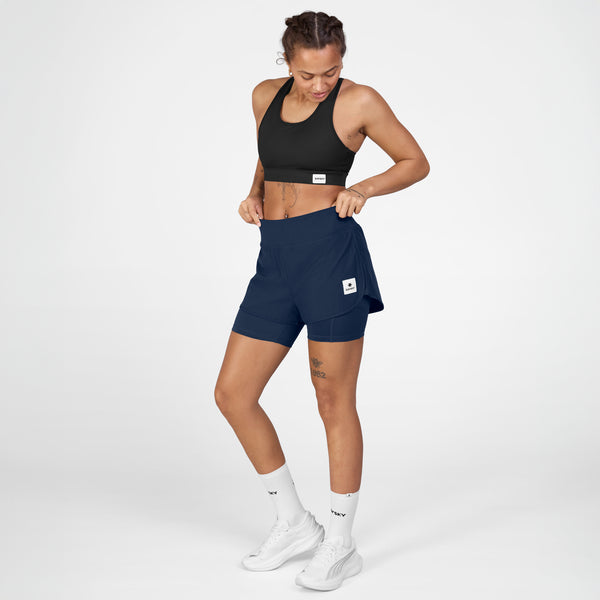 W PACE 2 IN 1 SHORTS 3" | BLUE - SAYSKY