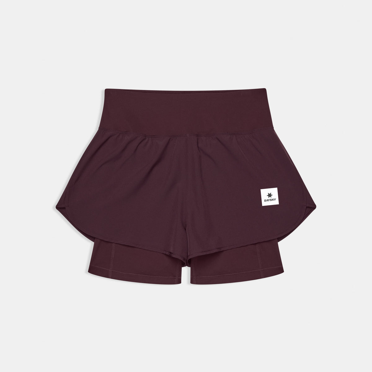 W PACE 2 IN 1 SHORTS 3" | BURGUNDY