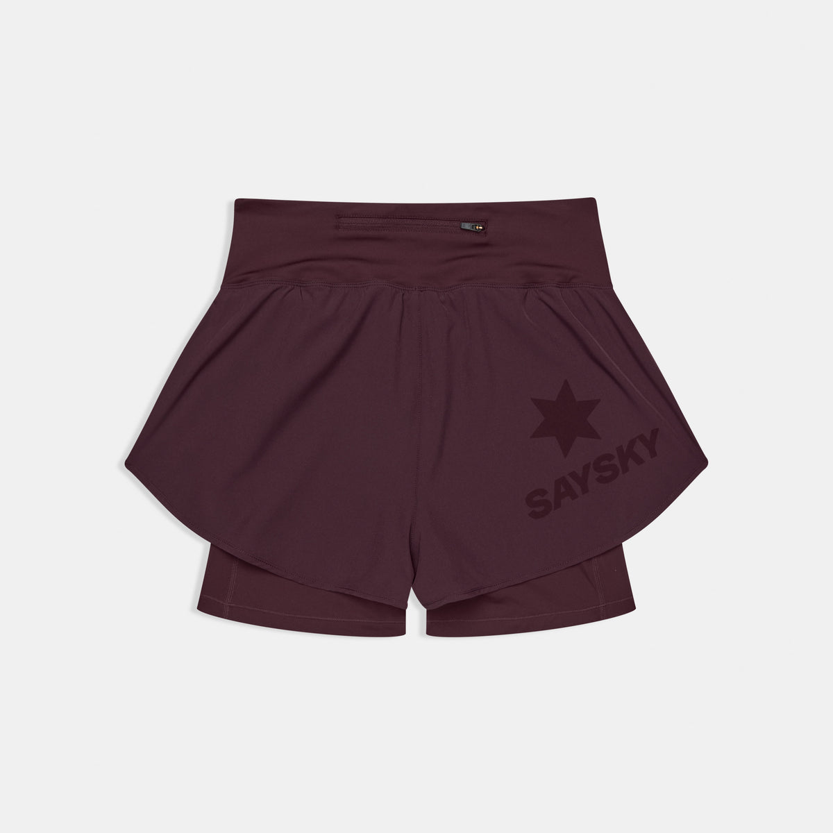 W PACE 2 IN 1 SHORTS 3" | BURGUNDY