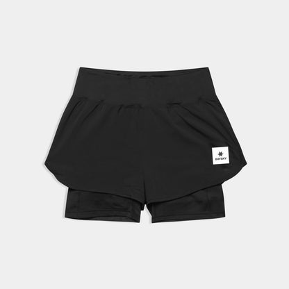 W PACE 2 IN 1 SHORTS 3" | BLACK - SAYSKY