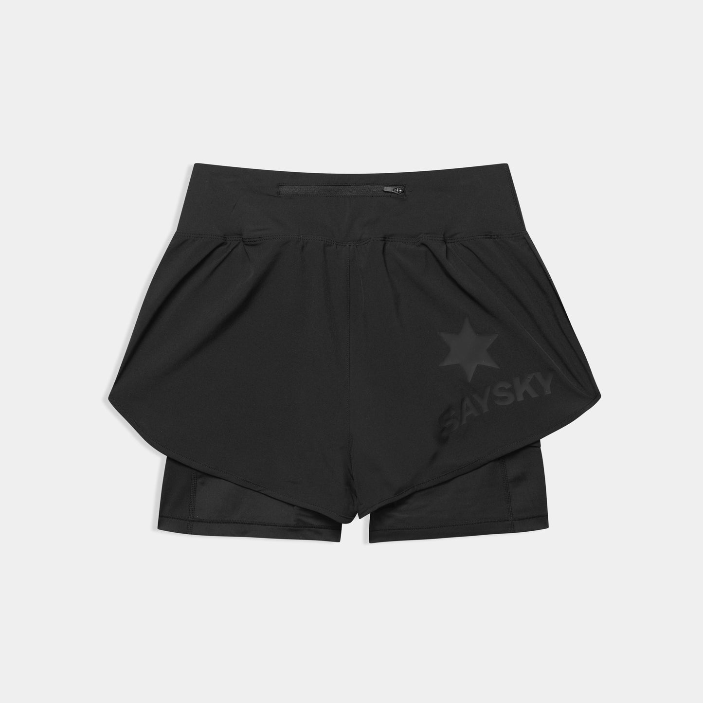 W PACE 2 IN 1 SHORTS 3" | BLACK - SAYSKY