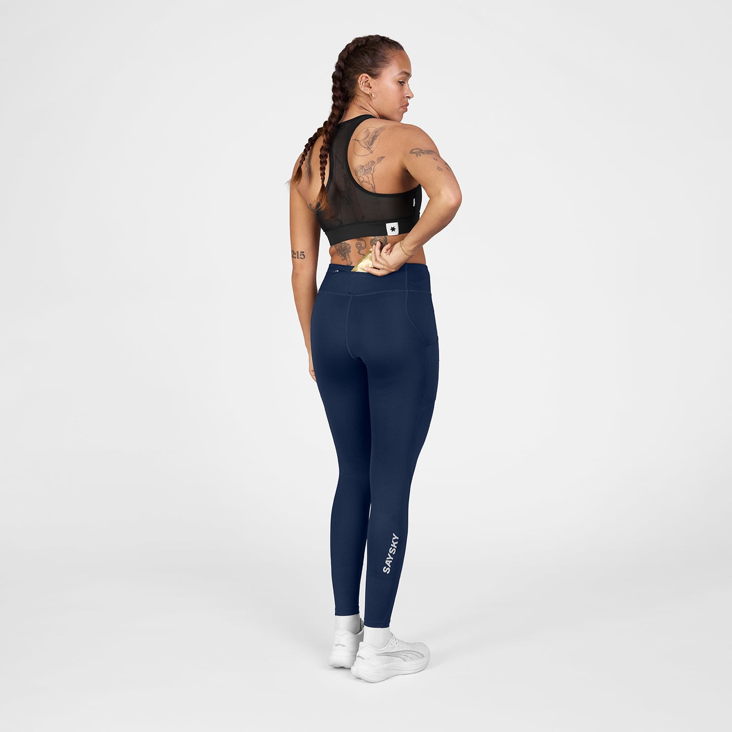 W COMBAT+ LONG TIGHTS | BLUE - SAYSKY