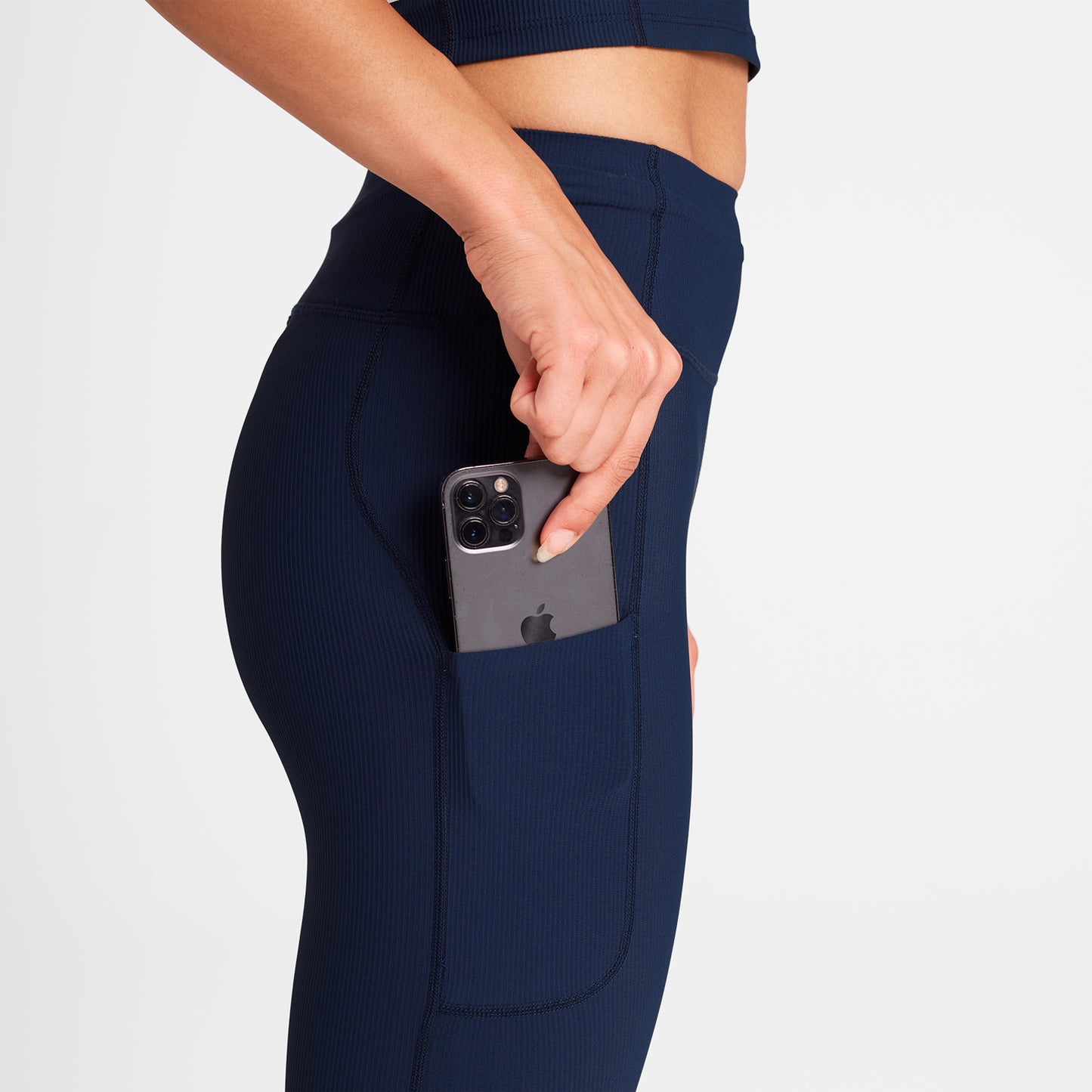 W COMBAT+ RIB LONG TIGHTS | BLUE - SAYSKY