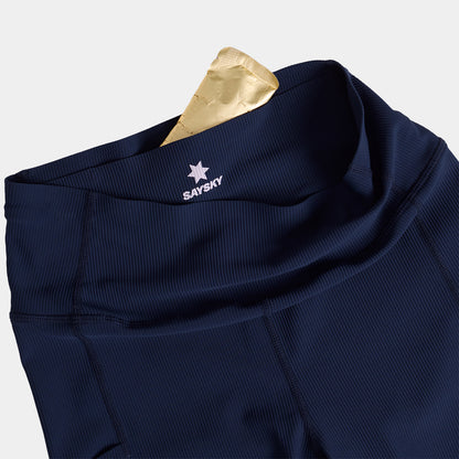 W COMBAT+ RIB LONG TIGHTS | BLUE - SAYSKY