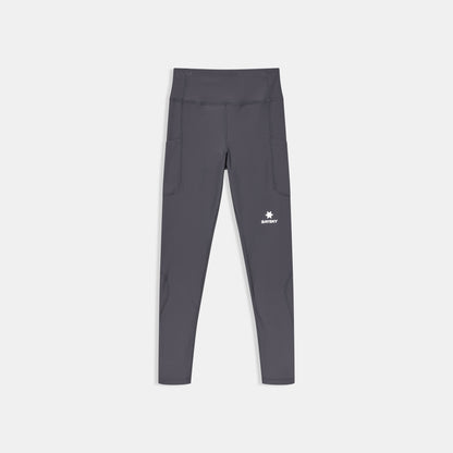 W COMBAT+ RIB LONG TIGHTS | GREY
