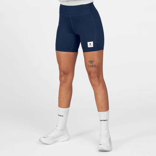 W COMBAT+ SHORT TIGHTS 7" | BLUE - SAYSKY
