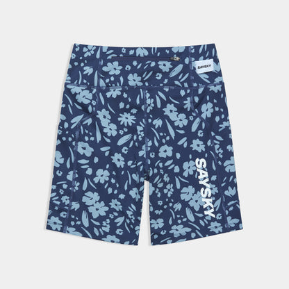 W COMBAT+ SHORT TIGHTS 7" | BLUE FLOWER - SAYSKY