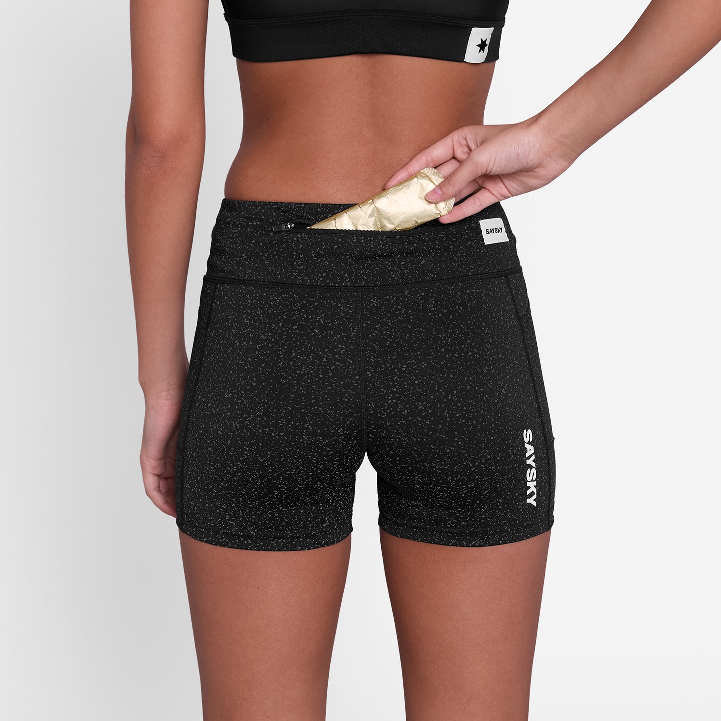 W COMBAT+ SHORT TIGHTS 4" | BLACK UNIVERSE - SAYSKY