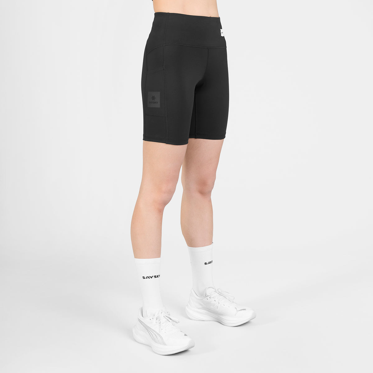 W MOTION+ SHORT TIGHTS 8" | BLACK