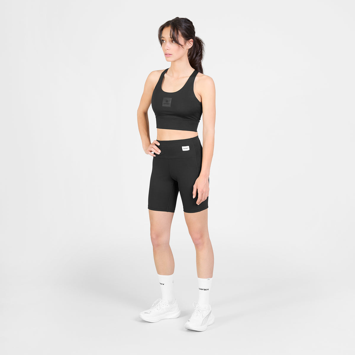 W MOTION+ SHORT TIGHTS 8" | BLACK