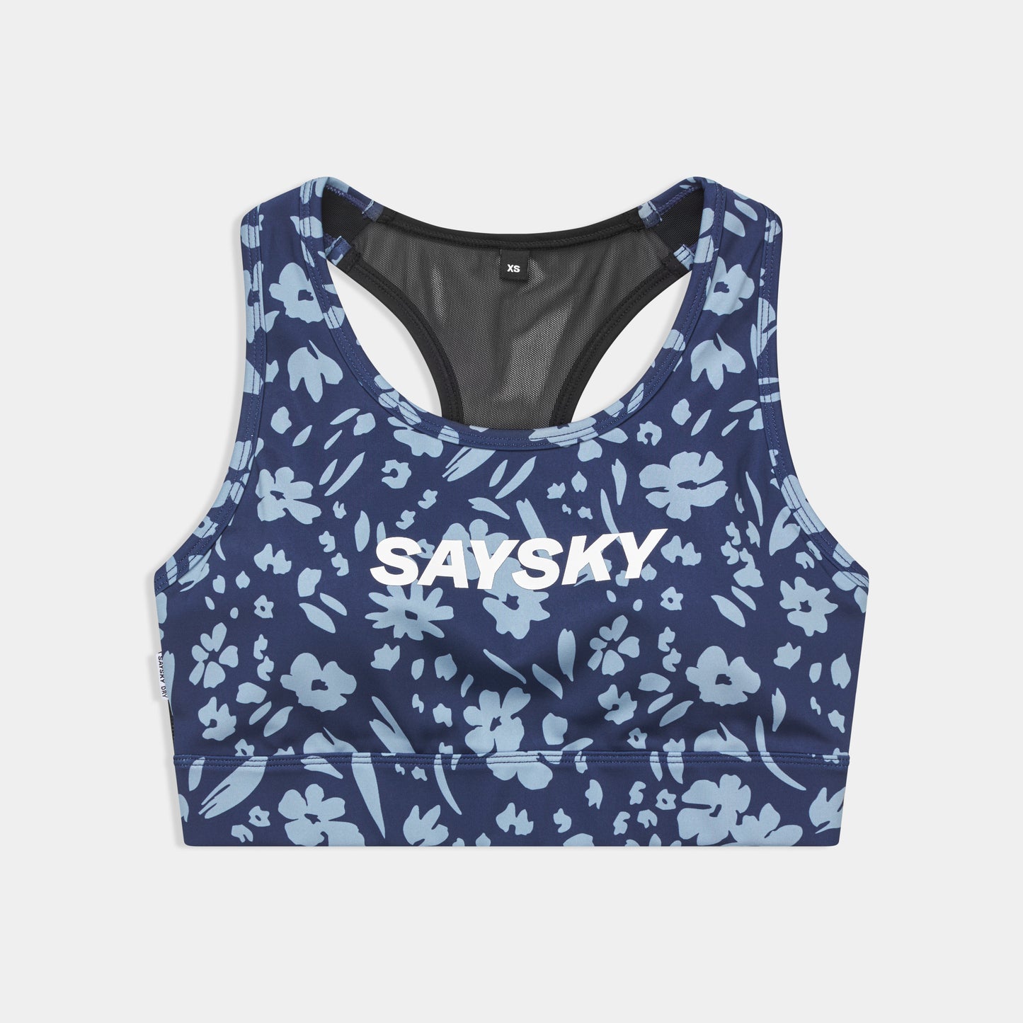 W COMBAT SPORTS BRA | BLUE FLOWER - SAYSKY
