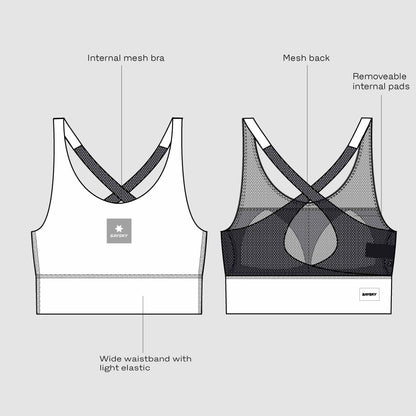 W MOTION SPORTS BRA 2.0 | BLACK