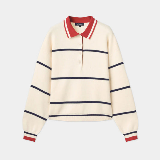 POWDER CLUB KNIT POLO SWEATER - MACADE GOLF