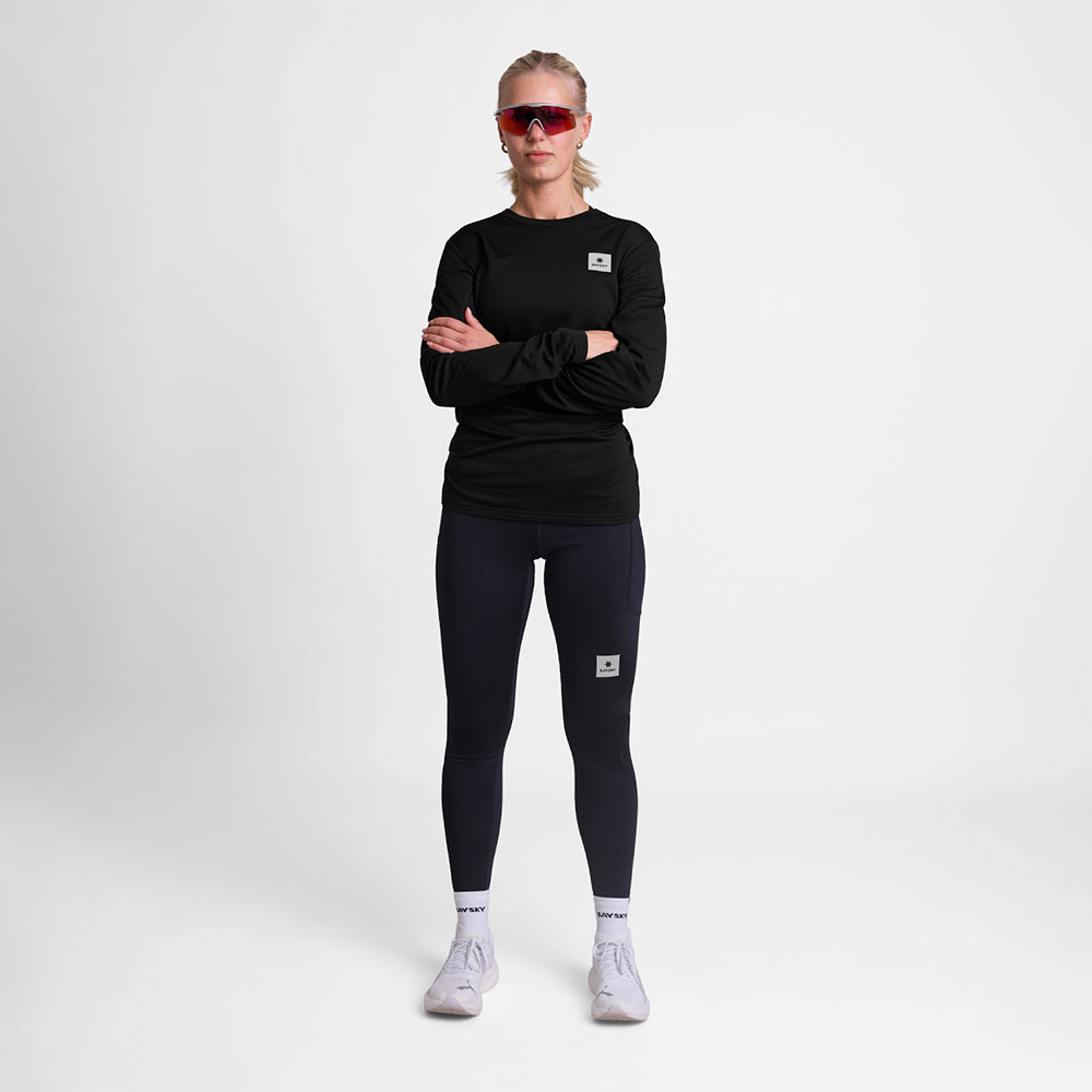 FLOW LIGHT FLEECE | BLACK - SAYSKY